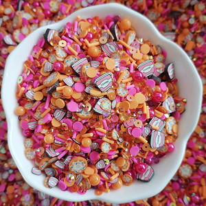 1kg DIY Craft Slime Sprinkles Tasse à café Donuts Candy Dot <span class=keywords><strong>Confetti</strong></span> Sequin Beads Mix Polymer Clay Sprinkles Slices Slices - Product Image 1