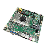 Carte mère industrielle embarquée Intel SOC PCIe SBC, DDR4 simple 32 Go, Mini-PCIE, 6 ports COM, VGA multi-affichage pour passerelles IoT LVDS Mini-ITX