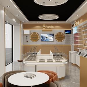 <span class=keywords><strong>Vitrine</strong></span> de présentation de lunettes de soleil personnalisable, mobilier élégant pour magasin de <span class=keywords><strong>d</strong></span>étail, comptoir à lunettes pour centre commercial - Product Image 3