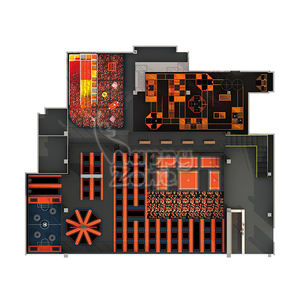 Terrain de jeux intérieur standard européen OEM Parc de trampoline commercial pour enfants et adultes fabriqué pour les parcs d'attractions intérieurs - Product Image 5