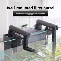 Filtre d'aquarium mural en plastique HBL-801/802/803, modèle compact et silencieux pour petits aquariums plantés