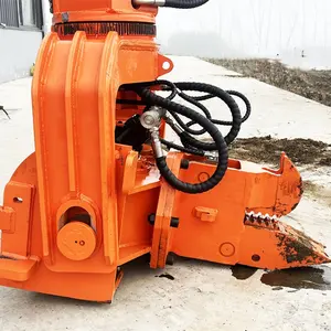 K250 Vibro Hammer Hydraulic 360 Degree Rotation High Frequency Excavator Mounted Pile Drilling Machine