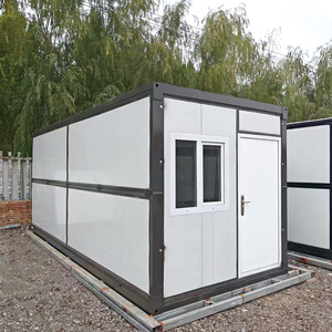 Installation rapide de maisons préfabriquées pliables de 20 pieds, conteneurs pliables, mini-maisons préfabriquées, bureaux - Product Image 1