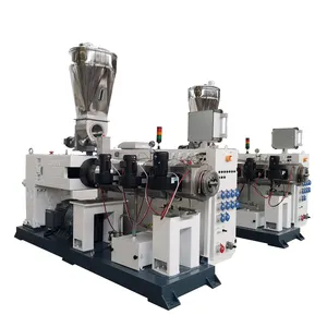 2024 popular output 350/420/550kg/h HYPET 65/132 double-twin-screw extruder high speed high efficient high output extrusion mak