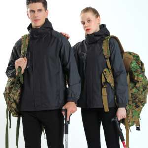 OEM unisexe mince printemps automne extérieur veste à capuche veste de protection solaire imperméable vestes d'extérieur - Product Image 2