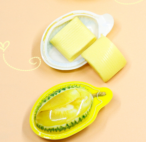 Paquetes de regalo de dulces suaves Xinrunjin Durian, aperitivos tropicales envueltos individualmente para regalos corporativos, campañas del mercado asiático - Product Image 4