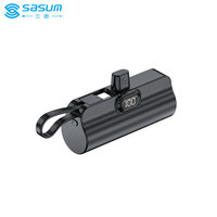 Sasum Produits à la mode 2025 Station d'alimentation portable Camping 5000mAh Chargeur 5V2A Style portable pour la charge Utilisation en plein air