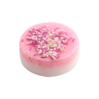 Main en mousse hôtel maison lavage blanchissant la peau lavande douces roses fleur visage savon naturel