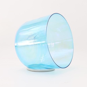 Ciotola Sonora in Cristallo Trasparente Blu, Ciotola Musicale per Percussioni, Yoga, Decompressione, Terapia, Confezione Professionale Jinzhou - Product Image 2