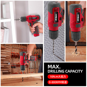 109 Pc 8V Battery Powered Drill Set With Drawer Tool Box Diy Kit - Product Image 2