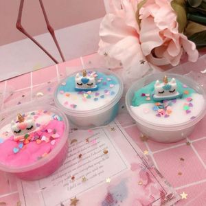 Kit de Slime de Plastilina Perfumada con Diseño de Nube de Unicornio, Juguete Suave Educativo para Aliviar el Estrés, Arcilla para Fiestas, Puré - Product Image 3