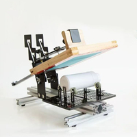 Máquina de Serigrafía Cilíndrica Manual Adecuada para Vasos de Papel, Plástico, Botellas de Vidrio y Diversos Productos Curvos