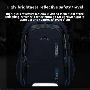 Nueva Mochila Escolar Unisex Impermeable de Poliéster para Estudiantes de Primaria y Secundaria, Grados 1-9, Gran Capacidad - Product Image 6