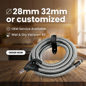 Manguera <span class=keywords><strong>Flexible</strong></span> de Aspiración Eléctrica <span class=keywords><strong>Universal</strong></span> Retráctil de EVA/PP/PE para <span class=keywords><strong>Aspiradora</strong></span> Central Industrial y Doméstica - Product Image 1