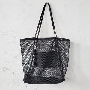 Bolso Tote de Malla de Gran Capacidad para Mujer, Versátil, de Lujo, para Playa, Pañales, Estilo Elegante - Product Image 2