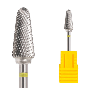 Forets professionnels en carbure de tungstène 3/32'' (6 mm) pour ponceuse à ongles électrique, embouts de coupe croisée 5 en 1 pour l'élimination propre des cuticules - Product Image 5