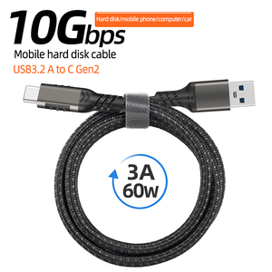 Usb3.2 Gen2 a-chard đĩa <span class=keywords><strong>C</strong></span>áp dữ liệu dòng 10gbps Tố<span class=keywords><strong>c</strong></span> độ truyền 3A 60W sạ<span class=keywords><strong>c</strong></span> hiện tại - Product Image 1