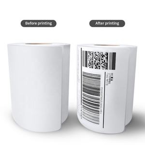 Étiquettes d'expédition thermiques de qualité supérieure à prix d'usine, autocollants thermiques logistiques de qualité supérieure, papier auto-adhésif personnalisé, toutes tailles - Product Image 1