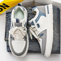 Chaussures de sport décontractées pour hommes en cuir PU à semelle EVA, légères et confortables, idéales pour le skateboard – Vente chaude