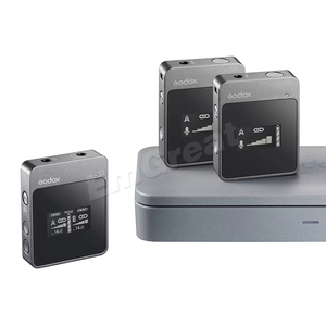 GODOX movelink 2.5g เครื่องส่งสัญญาณไมโครโฟน/ตัวรับสัญญาณไมโครโฟนไร้สาย lavalier <span class=keywords><strong>MIC</strong></span> สำหรับโทรศัพท์ & DSLR กับ comica boomx <span class=keywords><strong>synco</strong></span> - Product Image 2