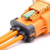 Connecteur de câble pour véhicules électriques haute tension série HVIL Renhotec, connecteur femelle HV Lock 800V AC/DC, alimentation interverrouillable IP67 CE