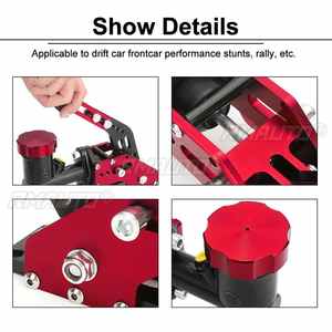 Palanca de Freno de Mano Hidráulica Universal de Aleación de Aluminio para Auto de Carreras, con Tanque de Aceite, en Morado/Negro/Rojo/Azul/Dorado - Product Image 2