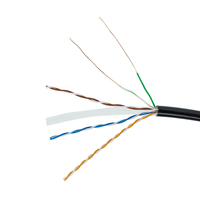 Usine pas cher prix CCA 23AWG belden cat6 utp câble extérieur blindé cat6 câble sertisseuse