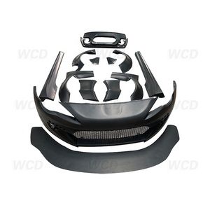 Bodykit para <span class=keywords><strong>Toyota</strong></span> GT86 BRZ 2012-2015 actualización cohete Bunny 2 estilo cuerpo labio delantero labio trasero lado faldas Spoiler difusor de FRP - Product Image 1