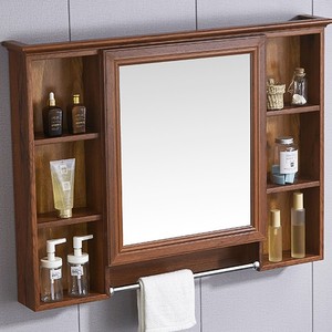 Bathroom Vanity Mirror Cabinet <b>Wall</b> Mounted <b>With</b> Shelf Waterproof Storage 60+In White Frame Illuminated <b>Plug</b> Powered - Product Image 3