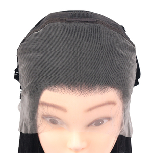 K.SWIGS Transparent pour Perruques Lace Front Ondulées Naturelles, Ondulations Profondes, Boucles Françaises, Sans Colle, Cheveux Humains Vierges Remy 180% Lisses - Product Image 5