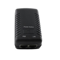 Adaptateur d'alimentation PoE 48V 0.5A 24W 10/100 Mbps avec prise US pour système VoIP