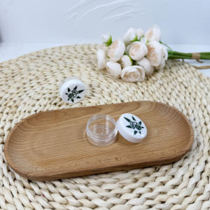 <b>Plastic</b> PS Sample Pots <b>Containers</b> Cosmetic Small Round Colorful <b>Lids</b> - Product Image 3