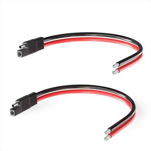 SAE-Stecker-Verlängerung kabel, 10AWG 1FT 2-poliger SAE-Schnellanschluss-Trenn stecker für Auto motorräder - Product Image 1