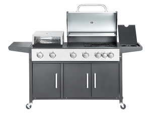 7 brûleurs Cuisine Extérieure <span class=keywords><strong>Barbecue</strong></span> À <span class=keywords><strong>Gaz</strong></span> En <span class=keywords><strong>Acier</strong></span> Inoxydable Durable avec Four À Pizza pour Fête En <span class=keywords><strong>Fonte</strong></span> Enduit De Poudre 133pcs - Product Image 6