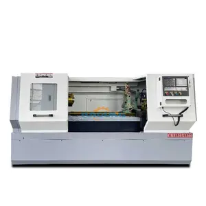 high precision motorized spindle flat bed gang tool turning milling center cnc metal cutting machine
