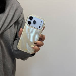 Coque de téléphone minimaliste à dégradé pour iPhone 17 16 15 14 13 12 11 Pro Max, texture glacier, distinctive et sophistiquée - Product Image 4