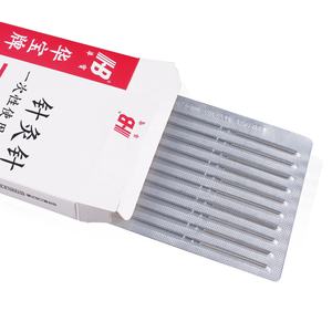 <span class=keywords><strong>Agujas</strong></span> de <span class=keywords><strong>acupuntura</strong></span> con mango de acero inoxidable estéril, <span class=keywords><strong>sin</strong></span> tubo, empaquetadas con papel de aluminio - Product Image 2