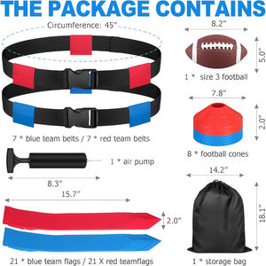 Rugbytrainingsset Verstelbare full-color PVC sporttrainingsuitrusting Zachte rugbytrainingsaccessoires voor jeugd - Product Image 2