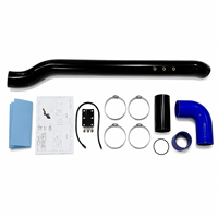 Snorkel pour voiture tout-terrain 4x4 en acier inoxydable noir, prise d'air, accessoires 4x4 pour Toyota Hilux Vigo N70 N80, snorkel frontal 4x4