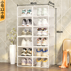 กล่องเก็บรองเท้าพลาสติกใสแบบพับได้ ทันสมัย ราคาแข่งขัน โปร่งใส ใช้จัดระเบียบ โชว์รองเท้าได้ - Product Image 4