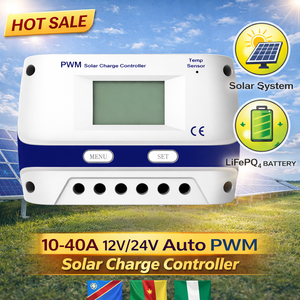 Contrôleur de charge solaire PWM 30A 12V/24V, <span class=keywords><strong>régulateur</strong></span> intelligent 10A pour panneau solaire, vente chaude avec 20% de réduction - Product Image 2