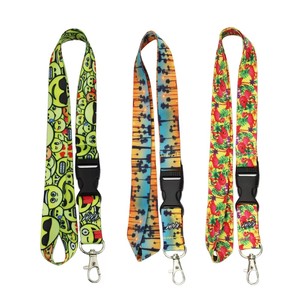 Sublimation Custom Color Printing Exhibition100% Polyester <strong>Lanyard</strong> <strong>Staff</strong> ID Card Holder <strong>Lanyards</strong> - Product Image 1
