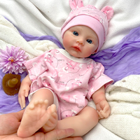 Adorables poupées reborn en silicone de 16 pouces, corps lesté, peau douce, jouets Chica, texture réaliste, anatomie correcte