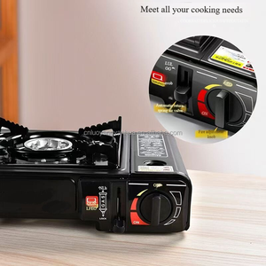 Boîte de transport extérieure Plaques de cuisson au <span class=keywords><strong>gaz</strong></span> Brûleur <span class=keywords><strong>Barbecue</strong></span> Réchaud Voiture Voyage <span class=keywords><strong>Camping</strong></span> Butane Réchaud - Product Image 3