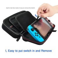 Accessoires de jeu personnalisés en usine, boîte de rangement portable de grande capacité, étui de transport rigide en EVA pour Switch
