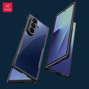 เคส <span class=keywords><strong>Xundd</strong></span> สำหรับ Samsung Galaxy Z Fold 7 เคสกันกระแทกใส โปร่งแสง สำหรับ Samsung Z Fold SE 7 6 5 4 3 พร้อมกระจกนิรภัย - Product Image 4