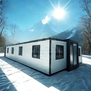 Maison conteneur extensible de luxe de 20 pieds, maison préfabriquée, cabane extensible portable, maisons modulaires, maison conteneur pliable - Product Image 5