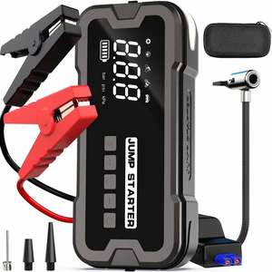 Démarreur <span class=keywords><strong>de</strong></span> Voiture 4000A Direct Usine avec Compresseur d'Air 150 PSI, Booster <span class=keywords><strong>de</strong></span> Batterie Portable pour SUV et Moto 12V - Product Image 1