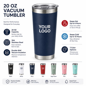 Custom Logo 20oz Vacuum <b>Insulated</b> Tumbler 304 Stainless Steel Travel <b>Mug</b> With Straw Reusable Coffee Cup For Hot Cold Drinks - Product Image 4
