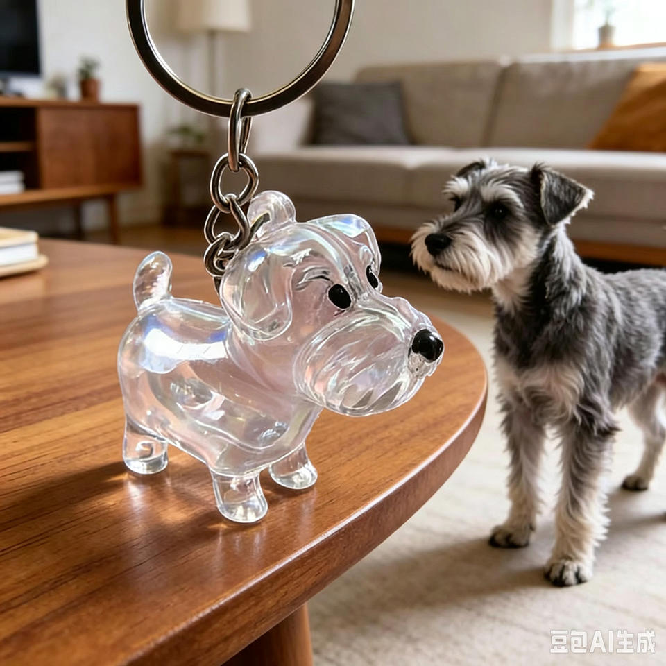 Plastic Transparent Cartoon Style Pet Memorial Items Pet Hair Keepsake ...